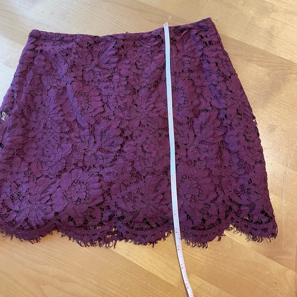 Lulu’s Turn Back Time Burgundy Lace 2-Piece Set Size XS - Picture 13 of 16